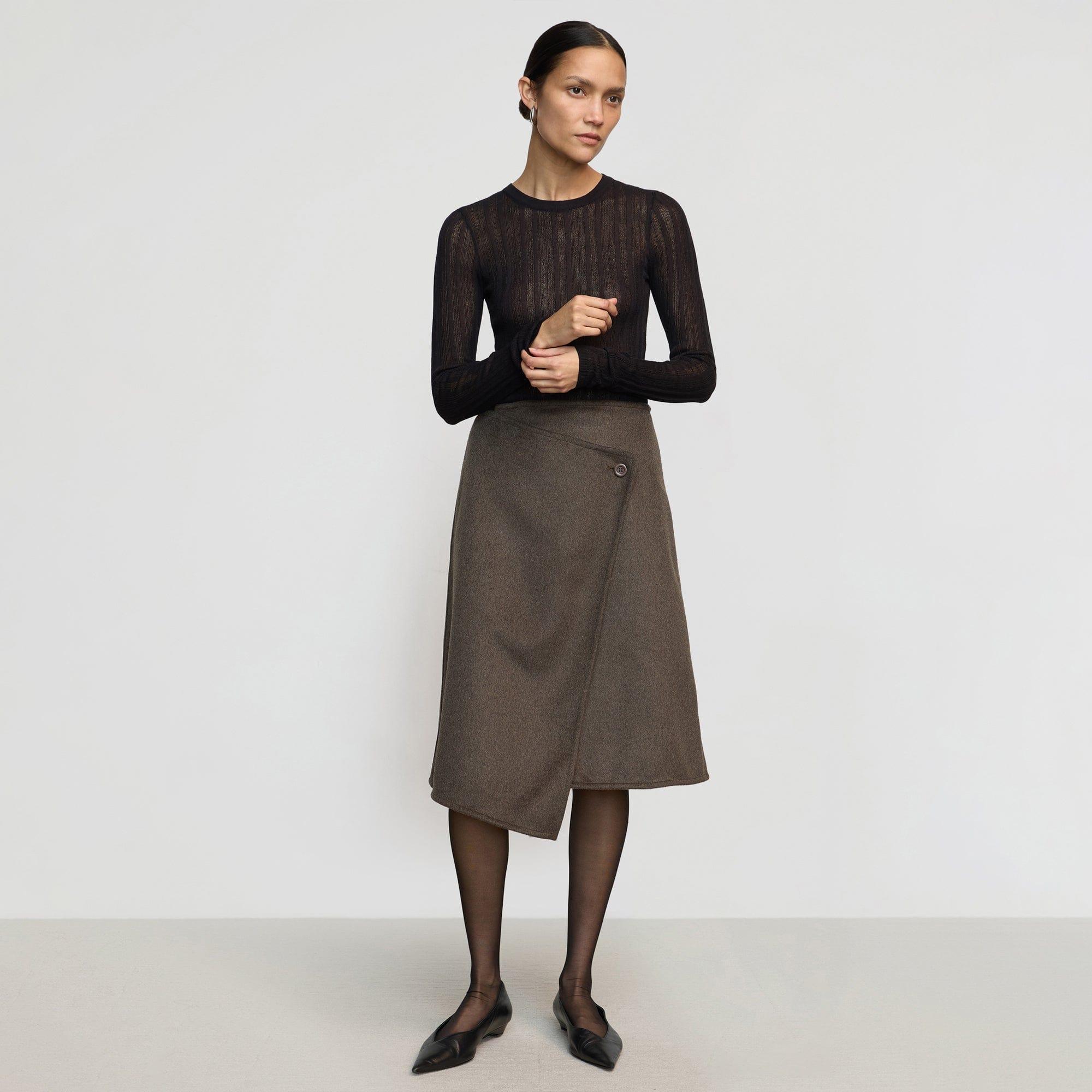 Sadie Asymmetric Wrap Skirt Product Image