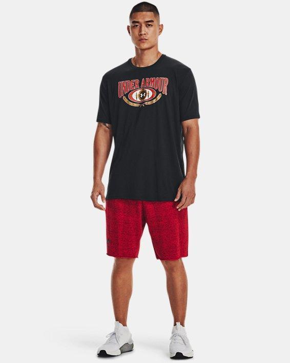 Under Armour Mens Under Armour Collegiate T-Shirt - Mens Black/Black Product Image