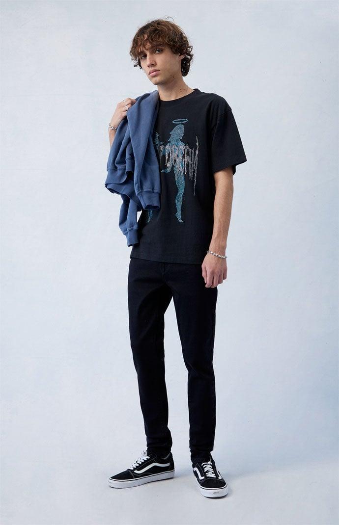 PacSun Mens High Stretch Stacked Skinny Jeans Product Image