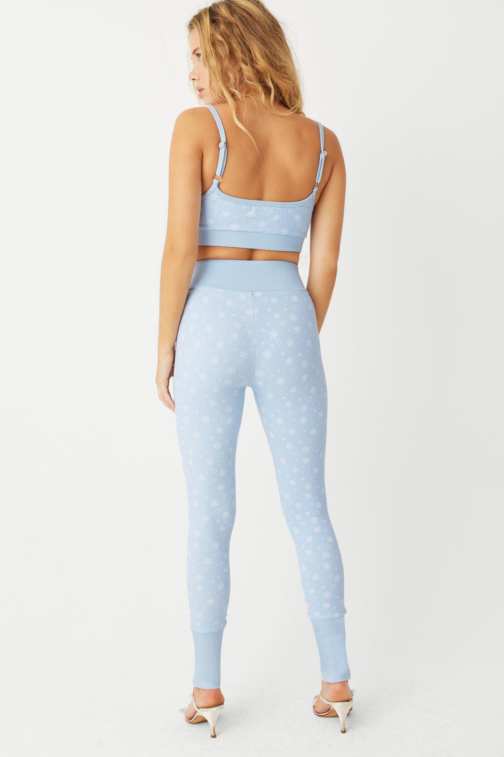 Noelle Waffle Legging - Flurries Product Image