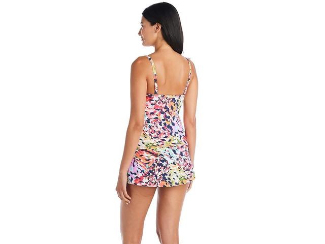 Bleu Rod Beattie Party Animal Twist Over-the-Shoulder D-Cup Tankini Top (Multi) Women's Swimwear Product Image