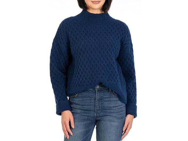 KUT from the Kloth Adah Pull-On Long Sleeve High Neck Sweater Women's Clothing Product Image