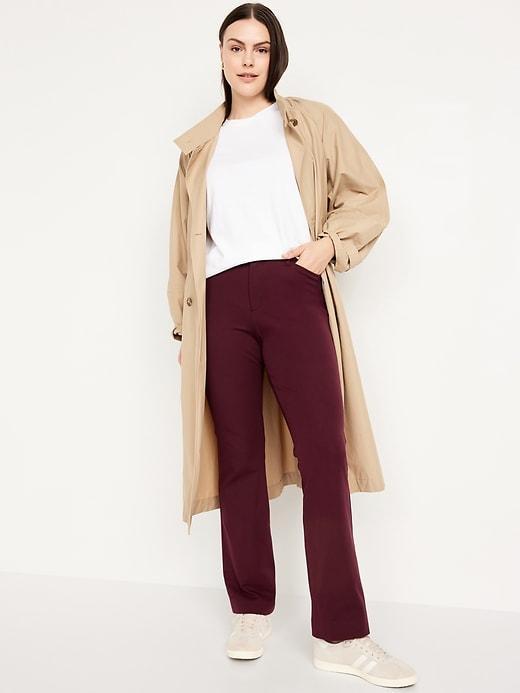 High-Waisted Pixie Flare Pants Product Image