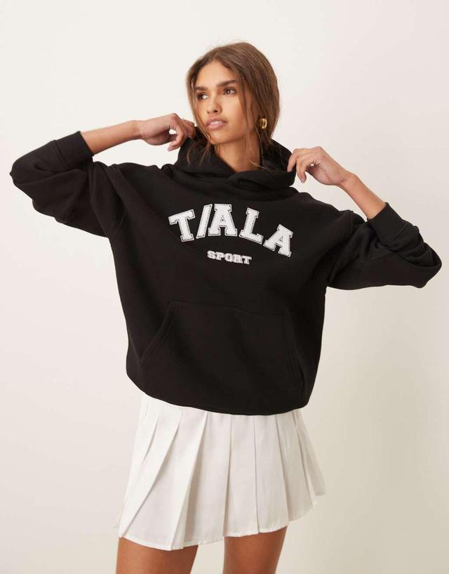 Tala logo hoodie in black Product Image