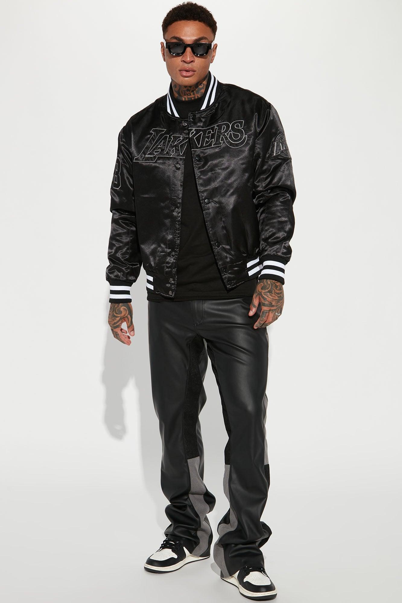 Lakers Out Varsity Jacket - Black Product Image