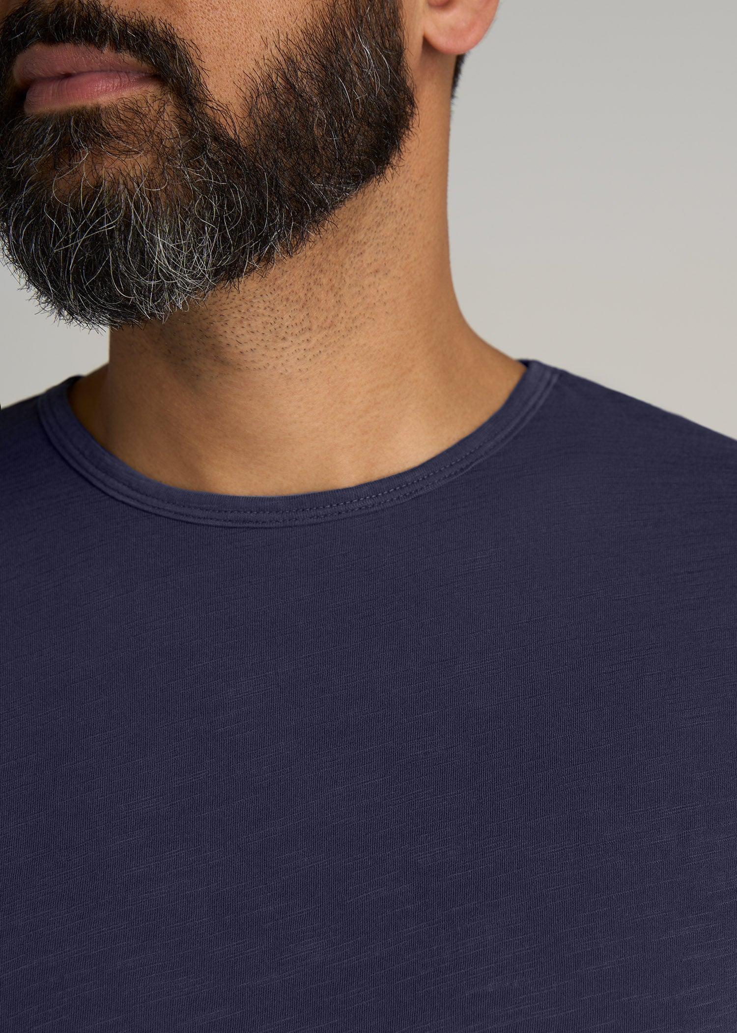 REGULAR-FIT Slub Tee in Navy - Tall Men's Shirts Male Product Image