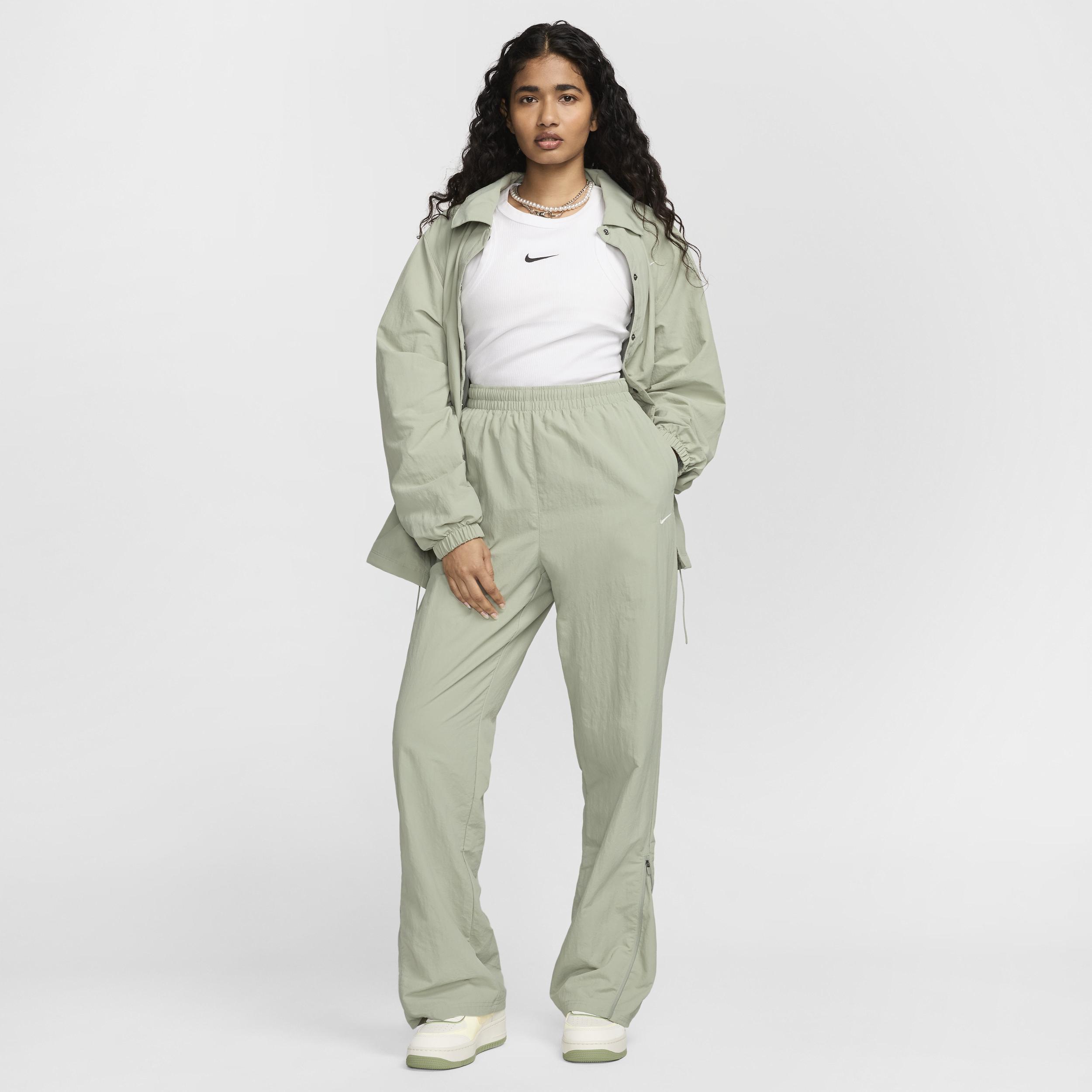 Nike Womens Nike NSW Essentials Woven UV Coaches Jacket - Womens Jade Horizon/Sail product image