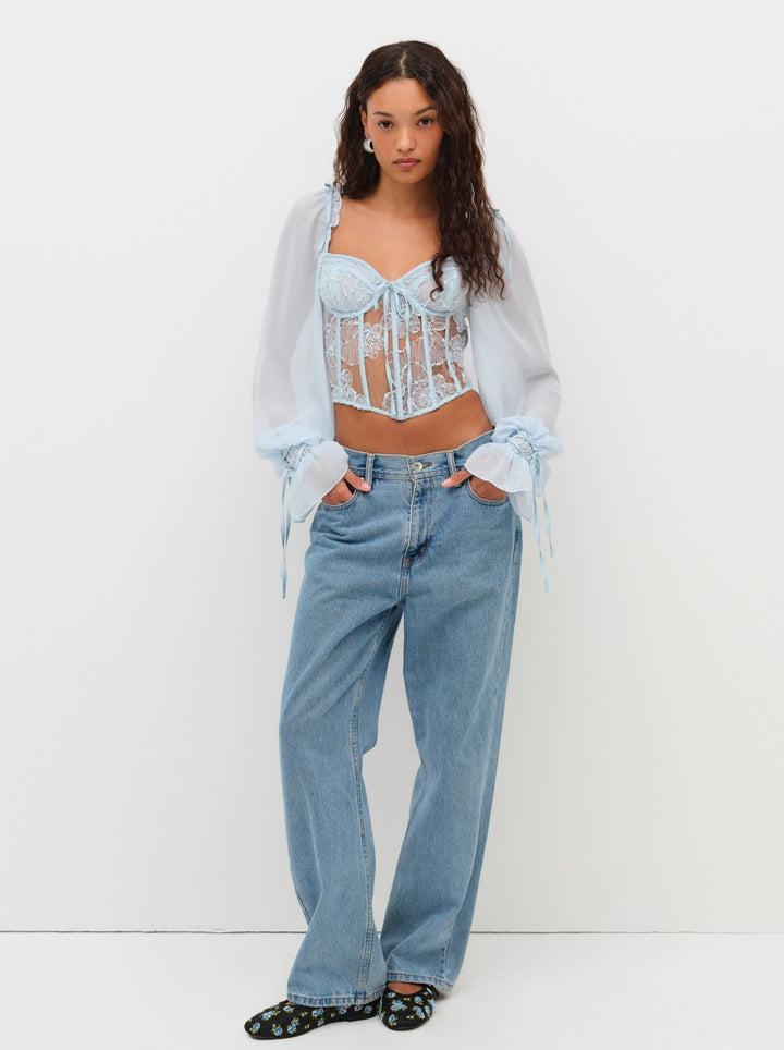 Sade Top — Blue Product Image