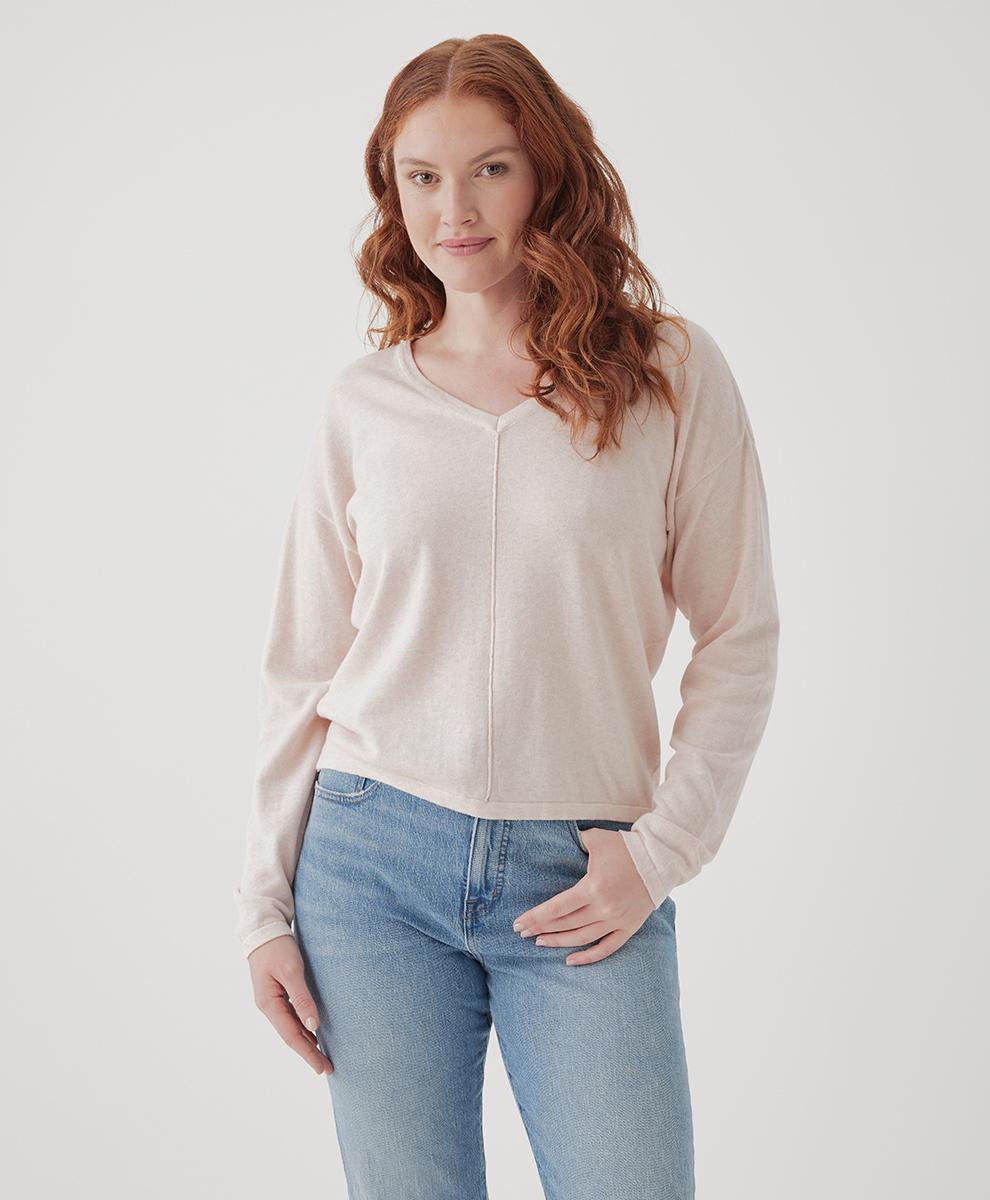 Womens Classic Fine Knit Relaxed Sweater 3XL Product Image