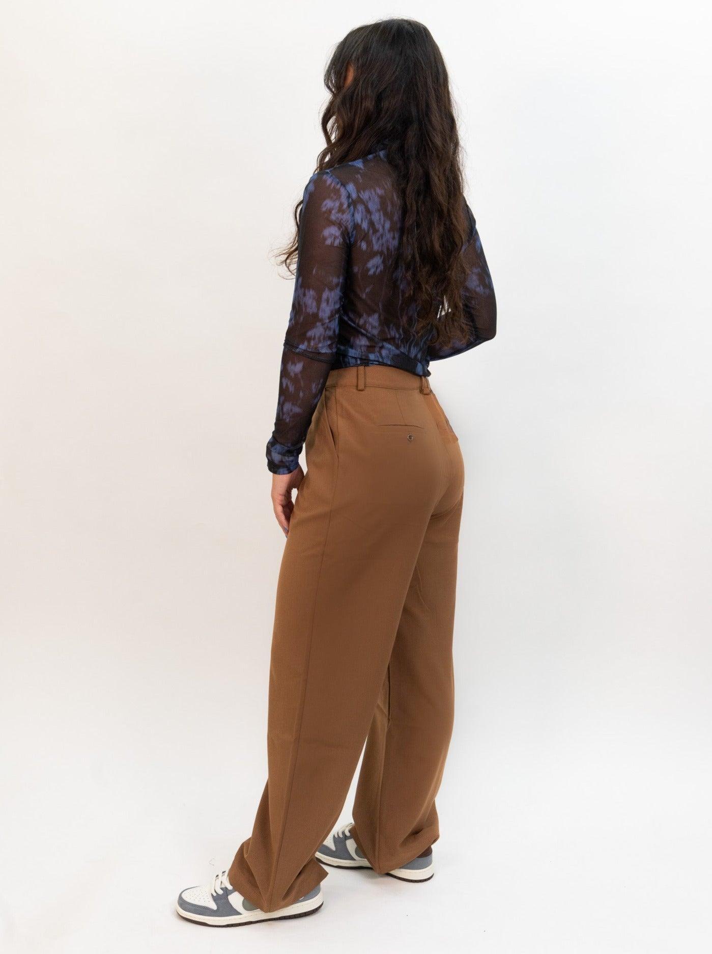 Wild Pony Crepe Suit Pants - Camel Product Image