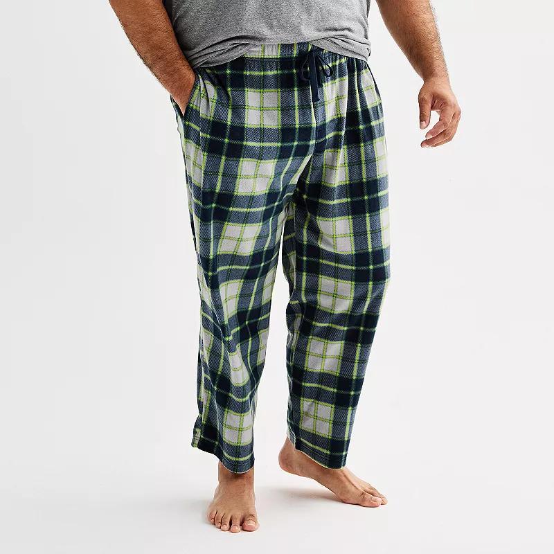 Big & Tall Sonoma Goods For Life Microfleece Sleep Pants, Mens Product Image