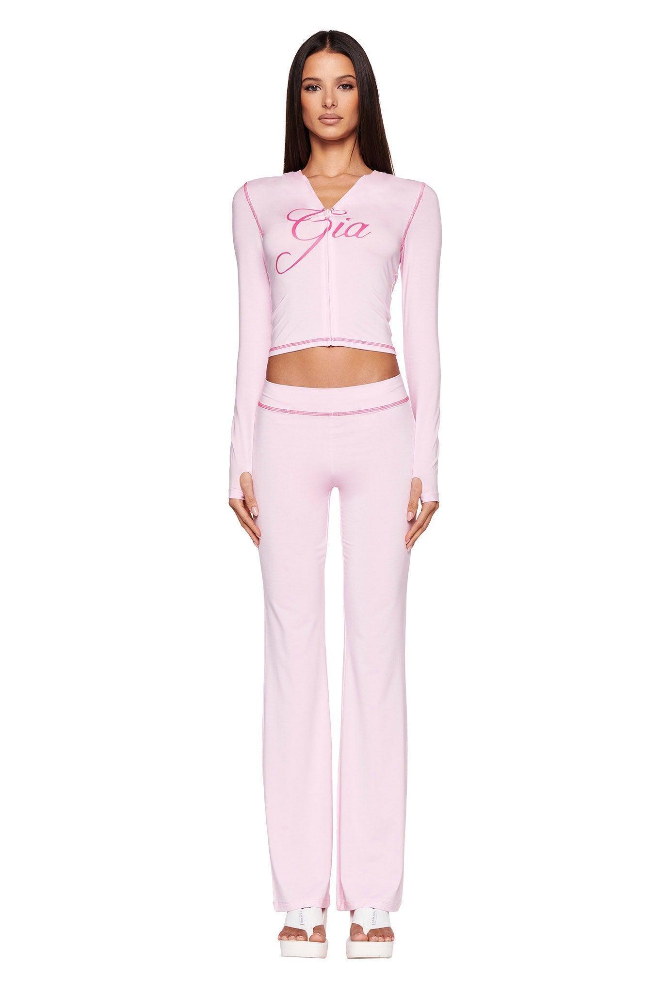 BLARE TRACKPANT - PINK : PASTEL PINK Product Image