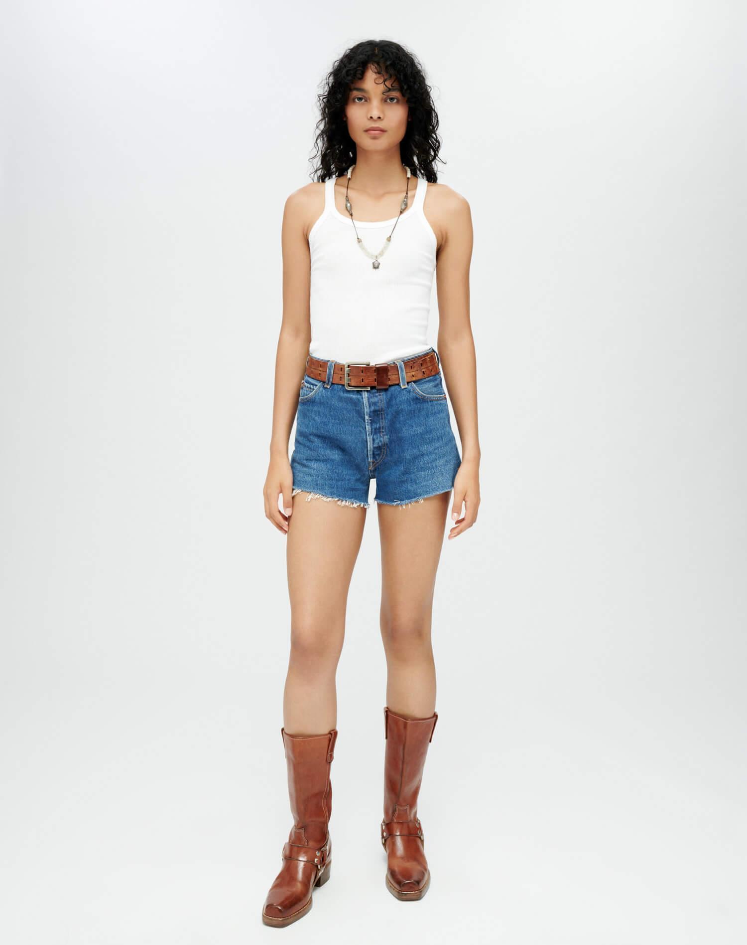 Levi's High Rise Short - Indigo Female Product Image