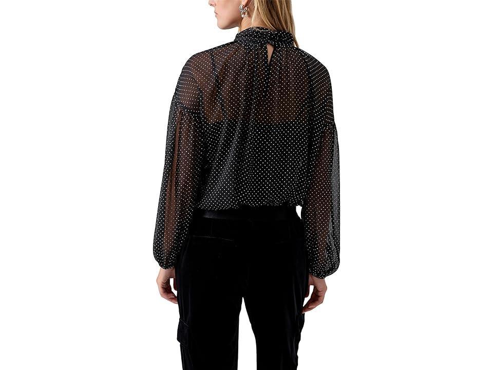 Sanctuary Sheer Glitter Dot Blouse & Camisole Product Image