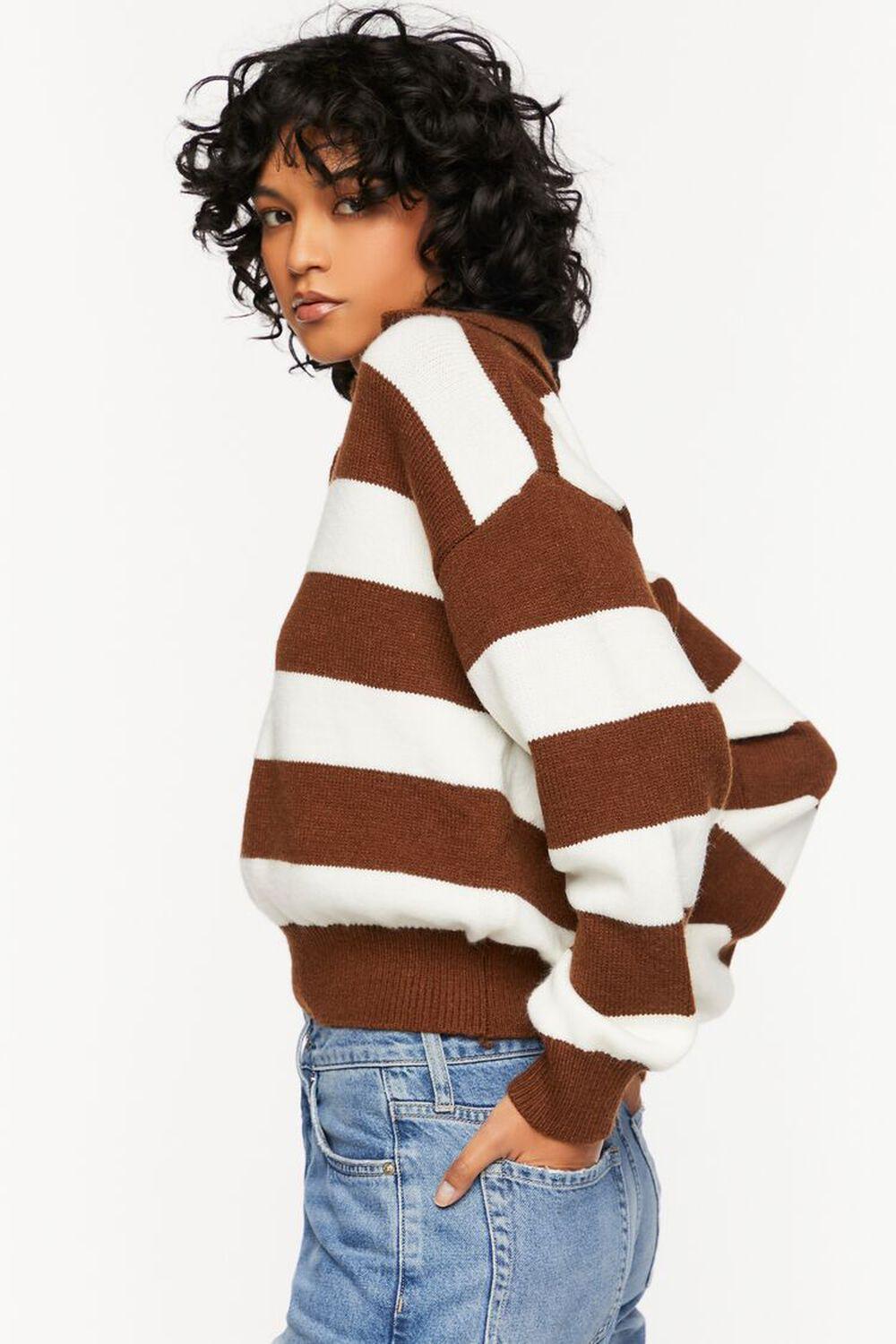 Striped Collared Sweater | Forever 21 Product Image