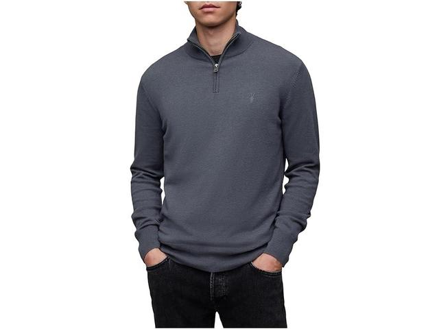 AllSaints Kilburn Zip Funnel (Beetle ) Men's Clothing Product Image