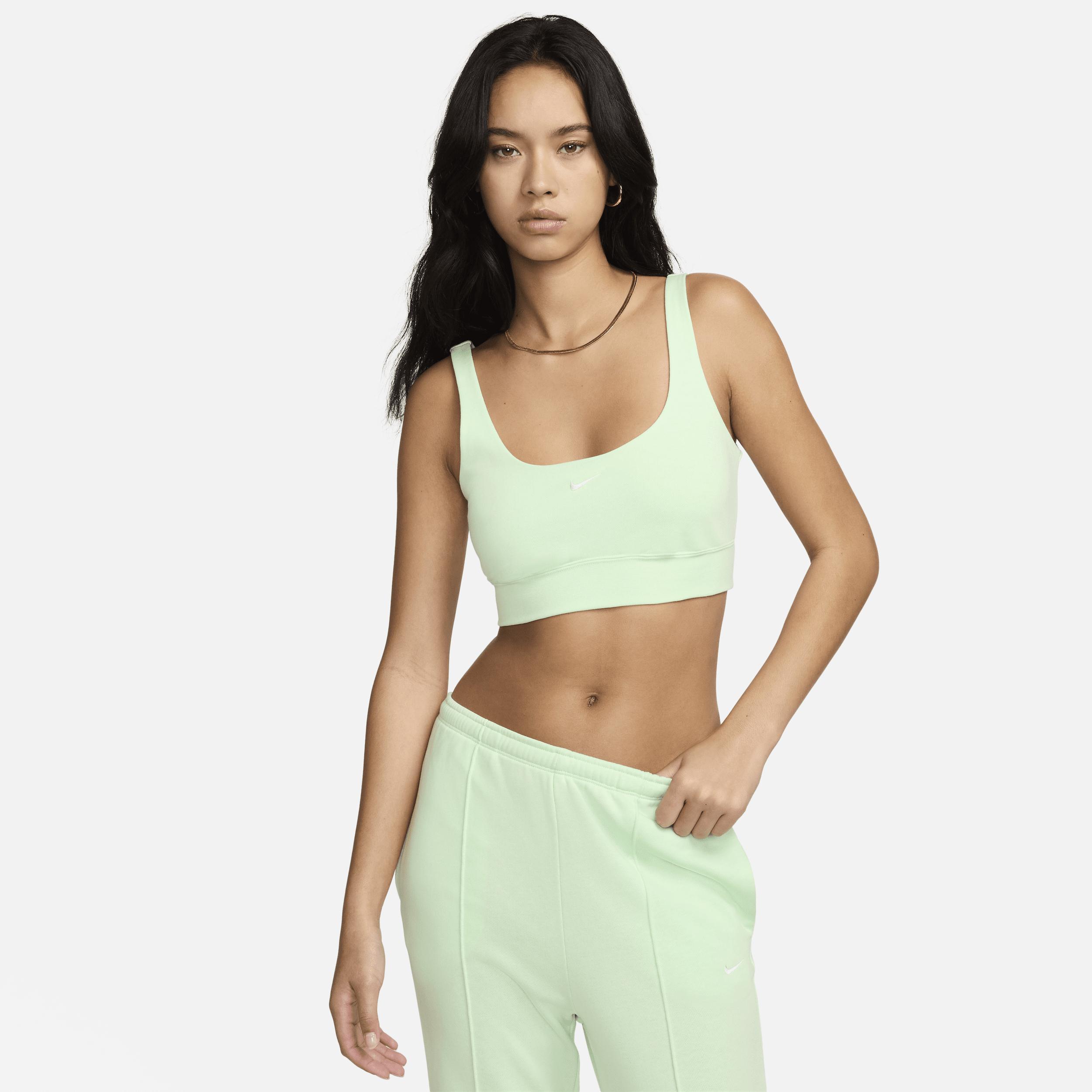 Womens Nike Sportswear Chill Terry Slim French Terry Cropped Tank Top Product Image