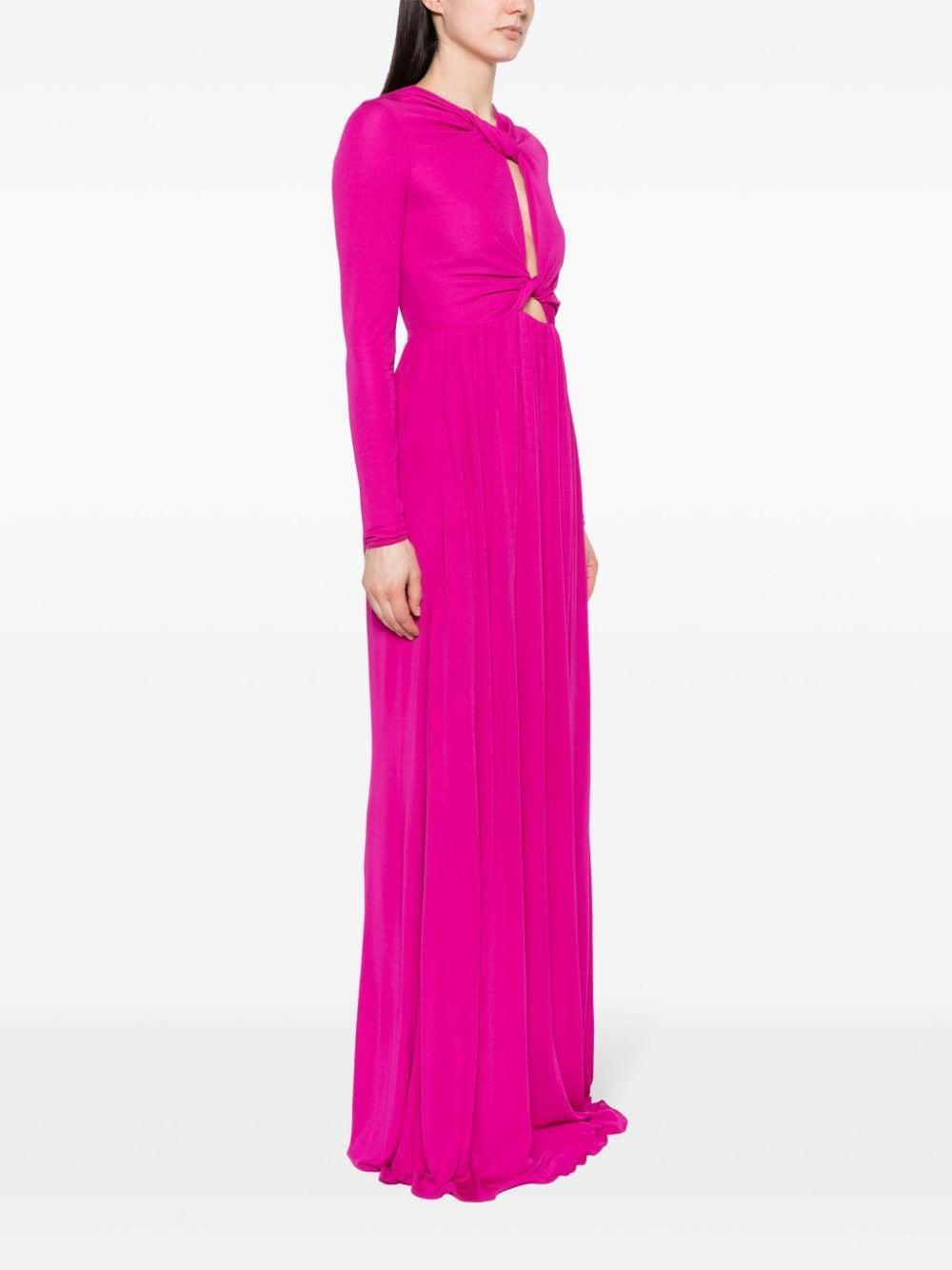 twisted cut-out maxi dress Product Image