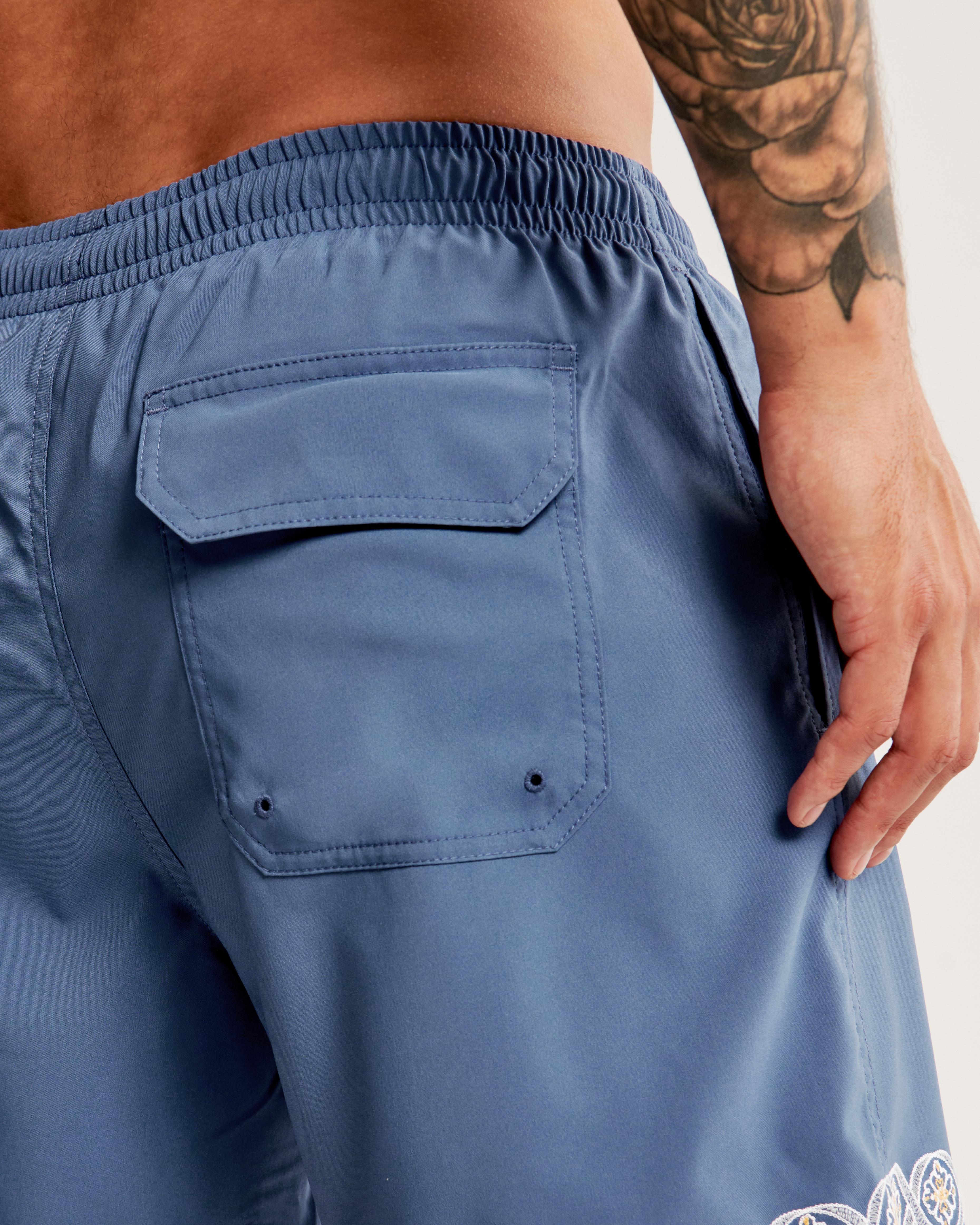 Pull-On Seersucker Swim Trunk Product Image