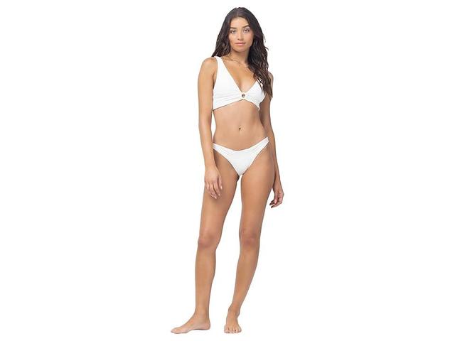 L*Space Eco Chic Off the Grid Fisher Top (Cream) Women's Swimwear Product Image