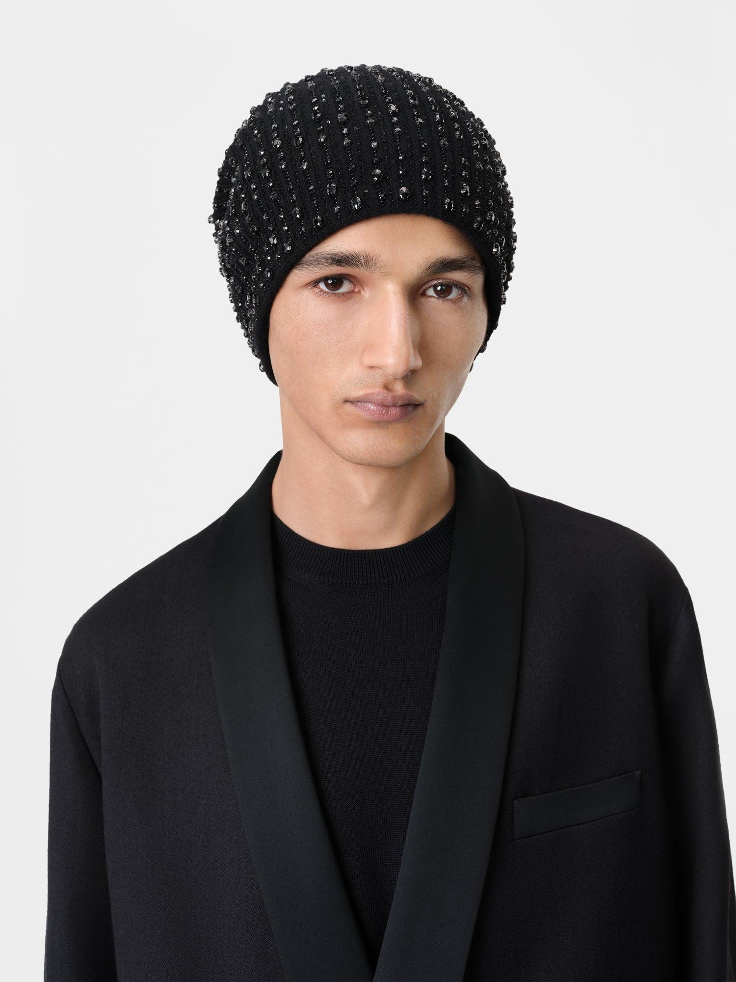 CRYSTAL BEANIE - Black Male Product Image