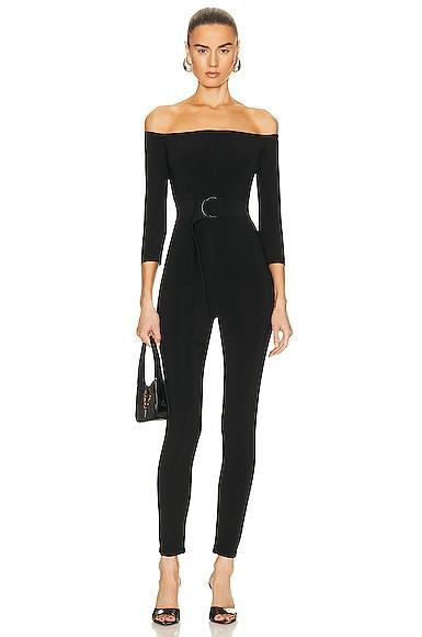 Norma Kamali Off Shoulder Catsuit Product Image