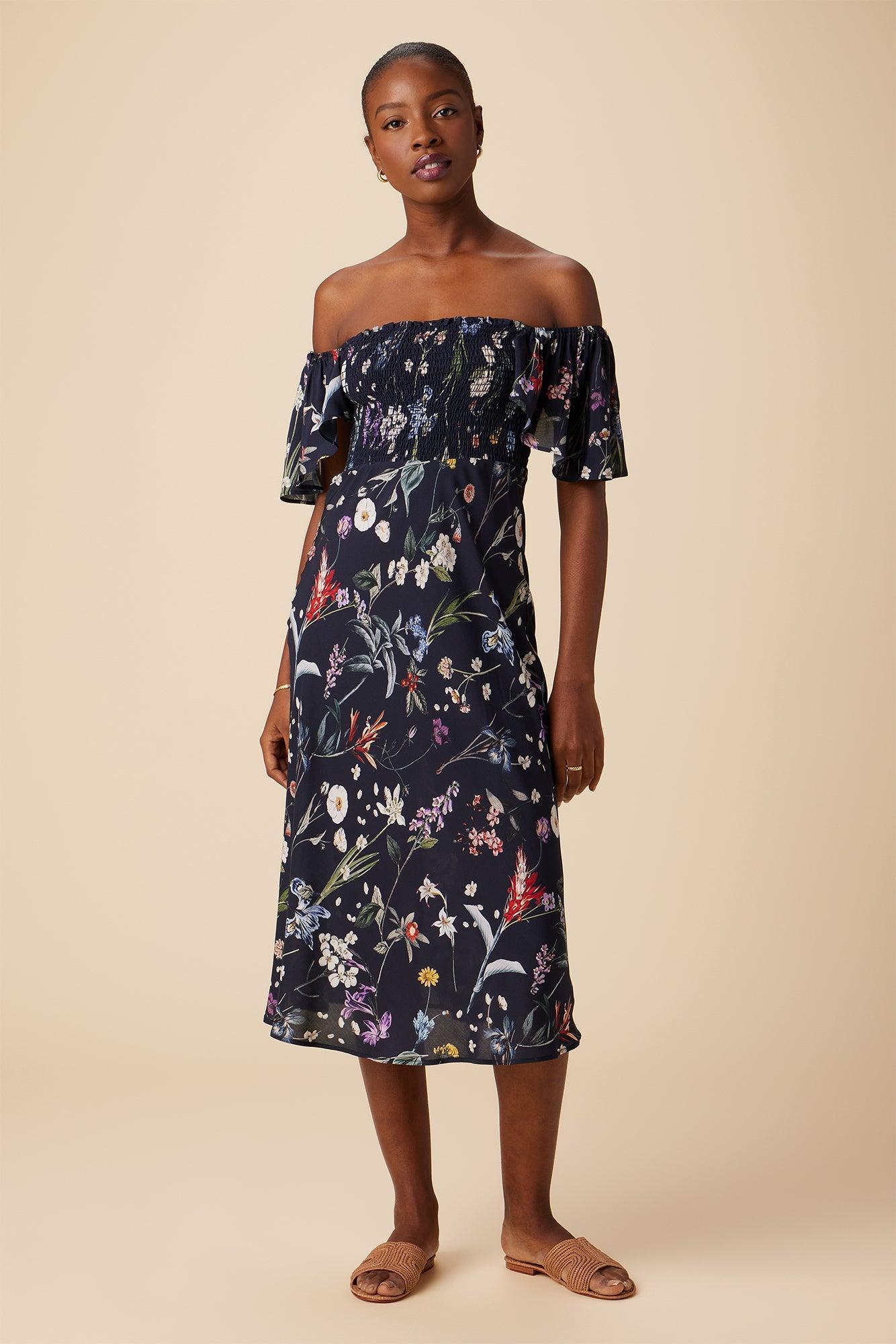 Dima Ecovero Midi Dress - Gemini Navy product image