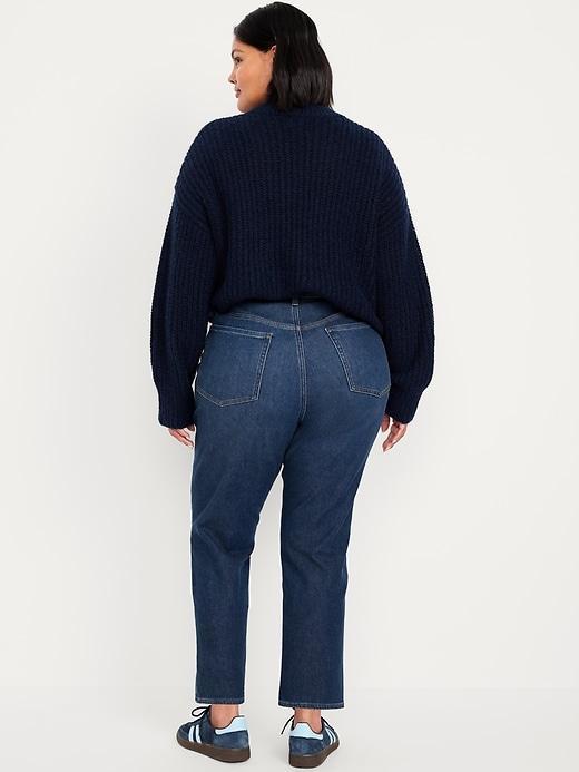 High-Waisted Built-In Warm OG Straight Jeans Product Image