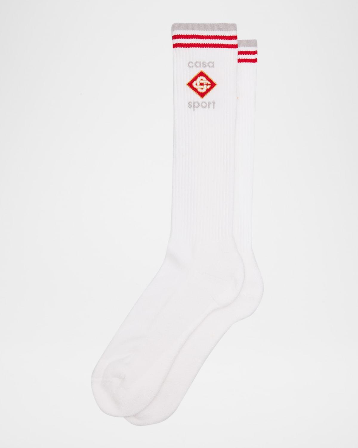 Mens Diamond Logo Sport Mid-Calf Socks Product Image