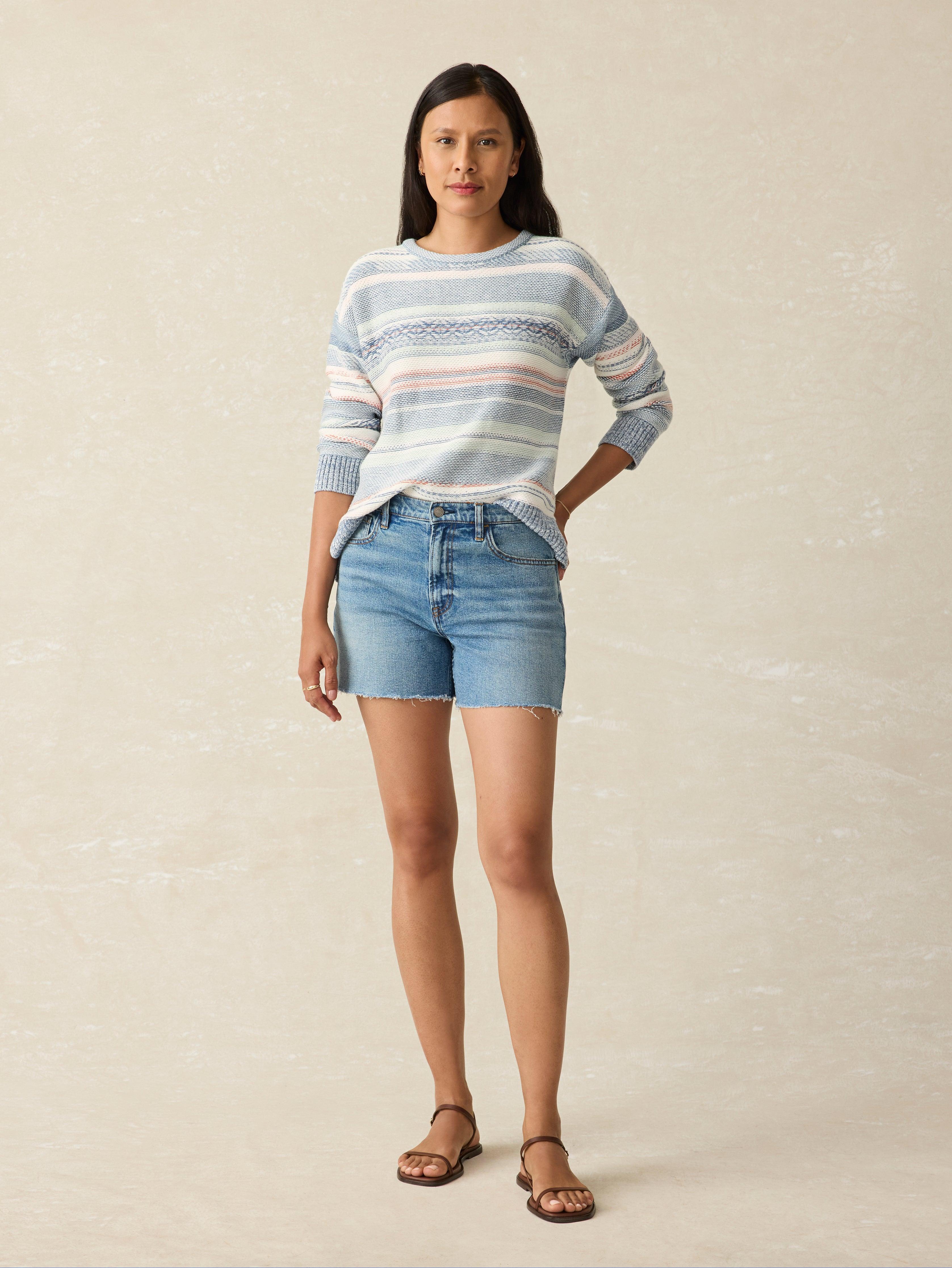 Organic Cotton Denim Short - Lakewood Wash Female Product Image