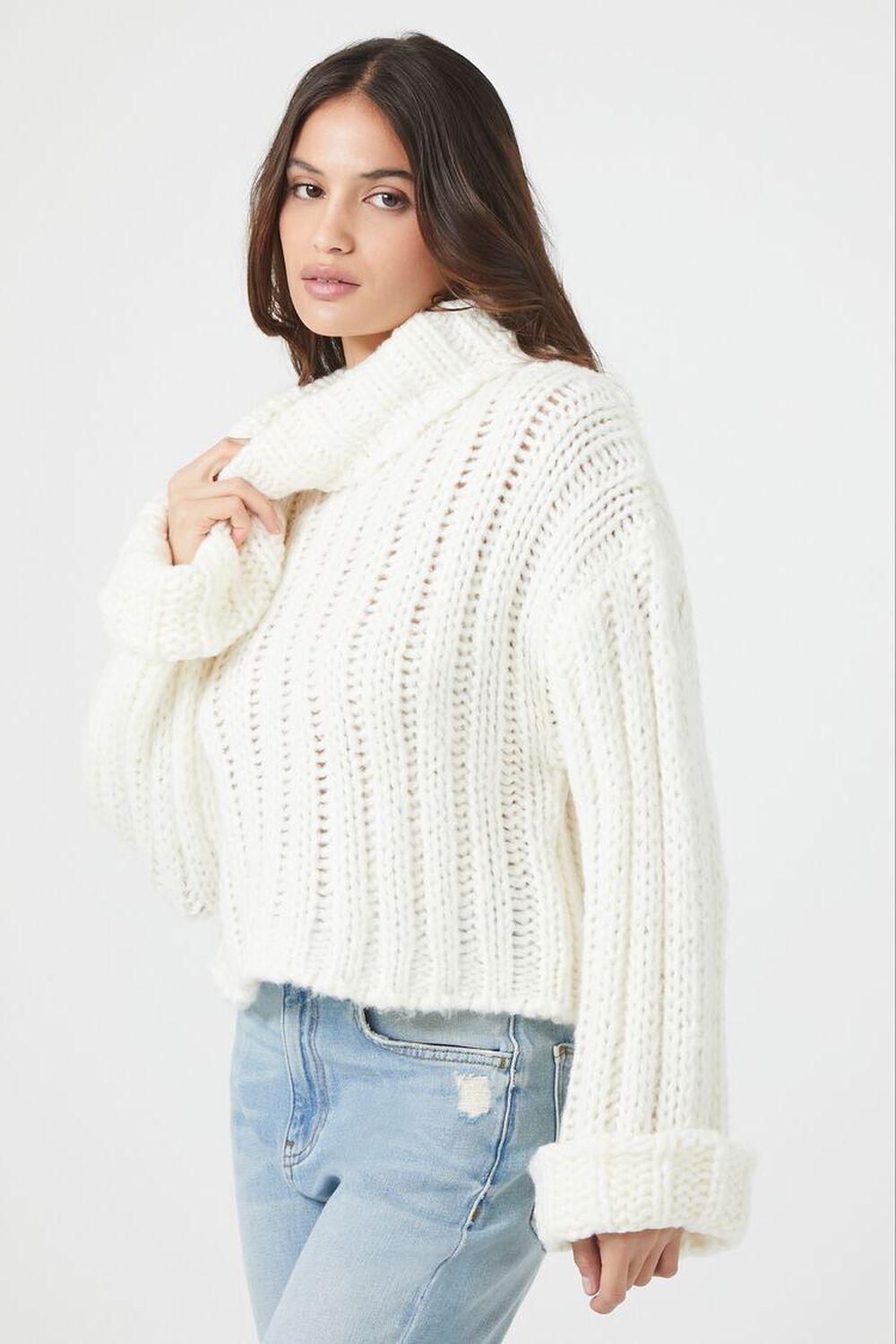 Turtleneck Cropped Sweater | Forever 21 Product Image