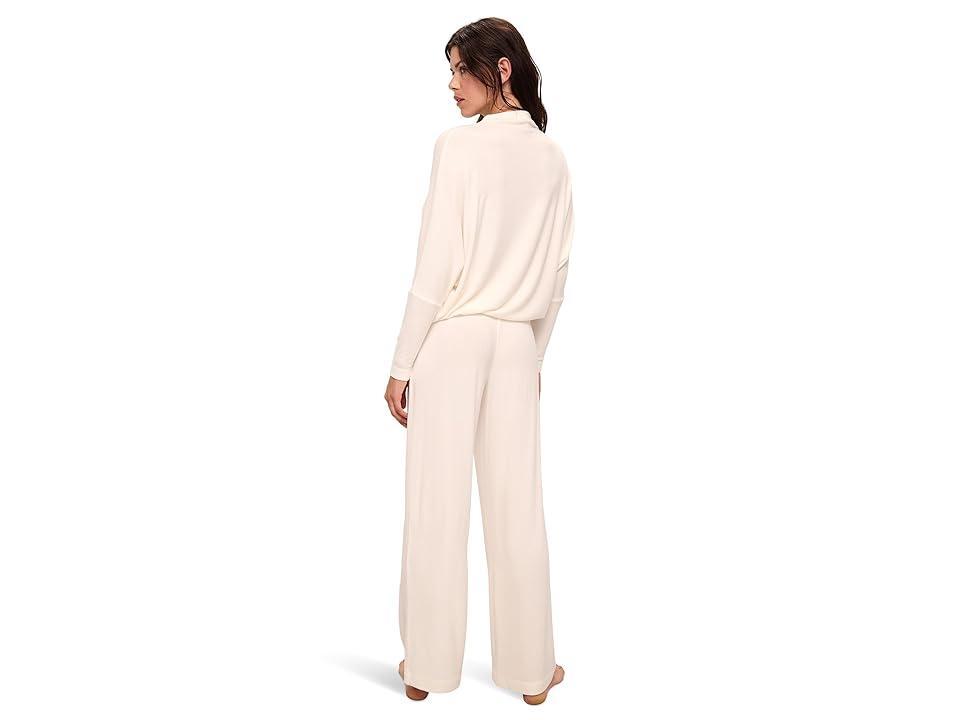 Eberjey Cozy Time Mockneck Pullover (Ivory) Women's Pajama Product Image