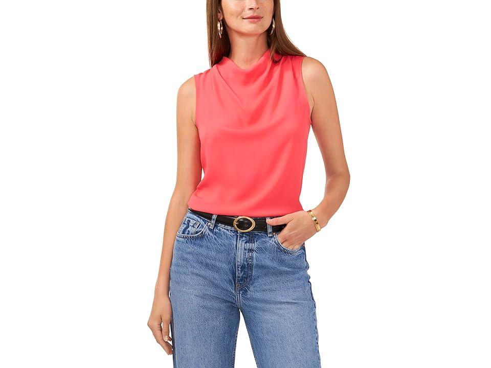 Vince Camuto Cowl Neck Sleeveless Blouse Product Image