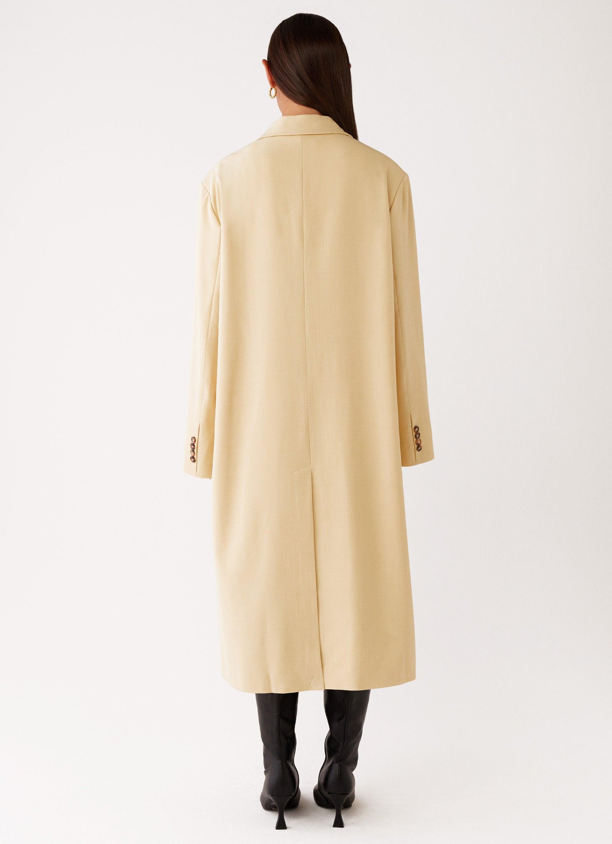 Stockholm Oversized Coat - Butter Product Image