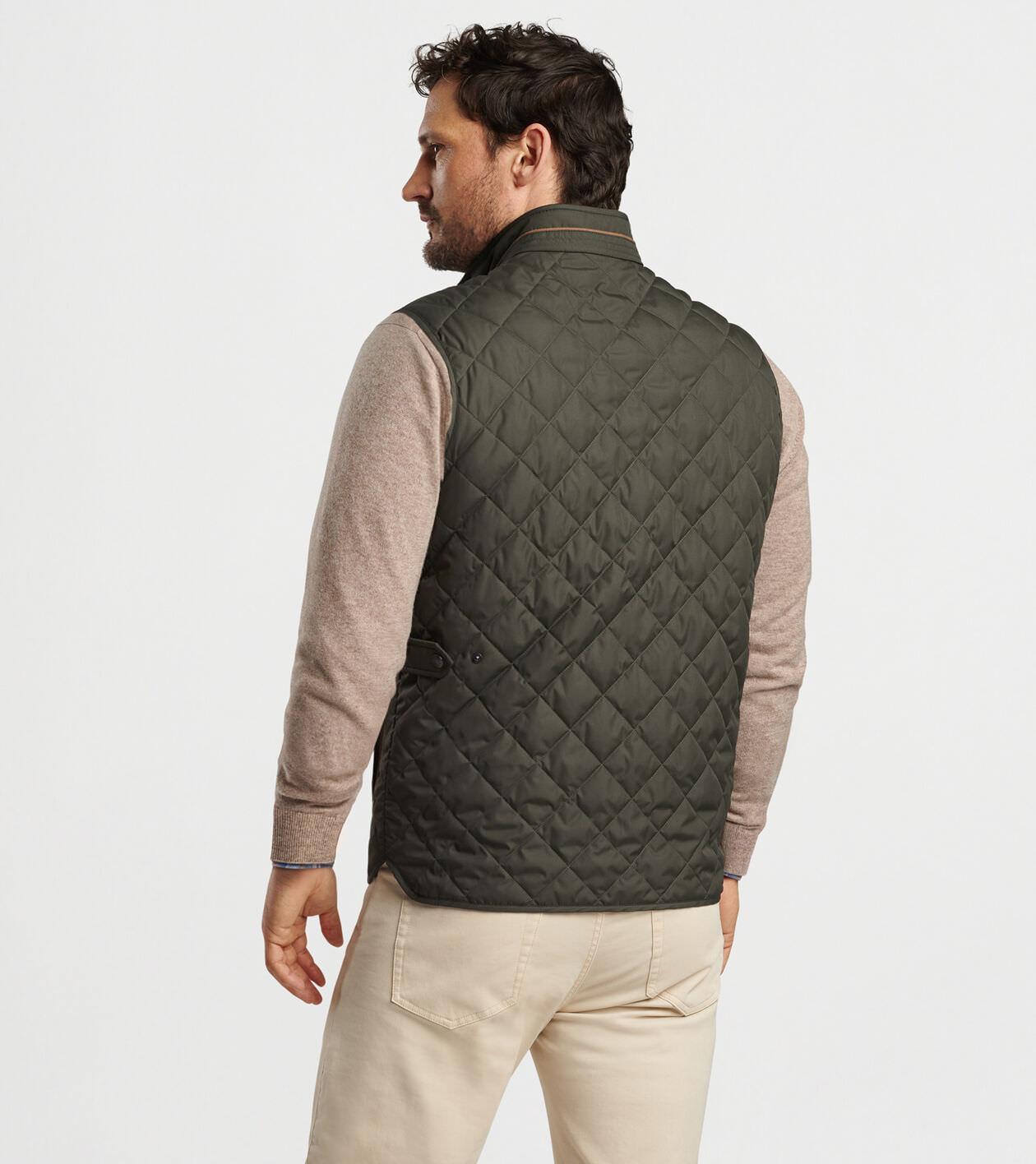 Peter Millar Mens Essex Vest | Color: Navy | Size: M Product Image