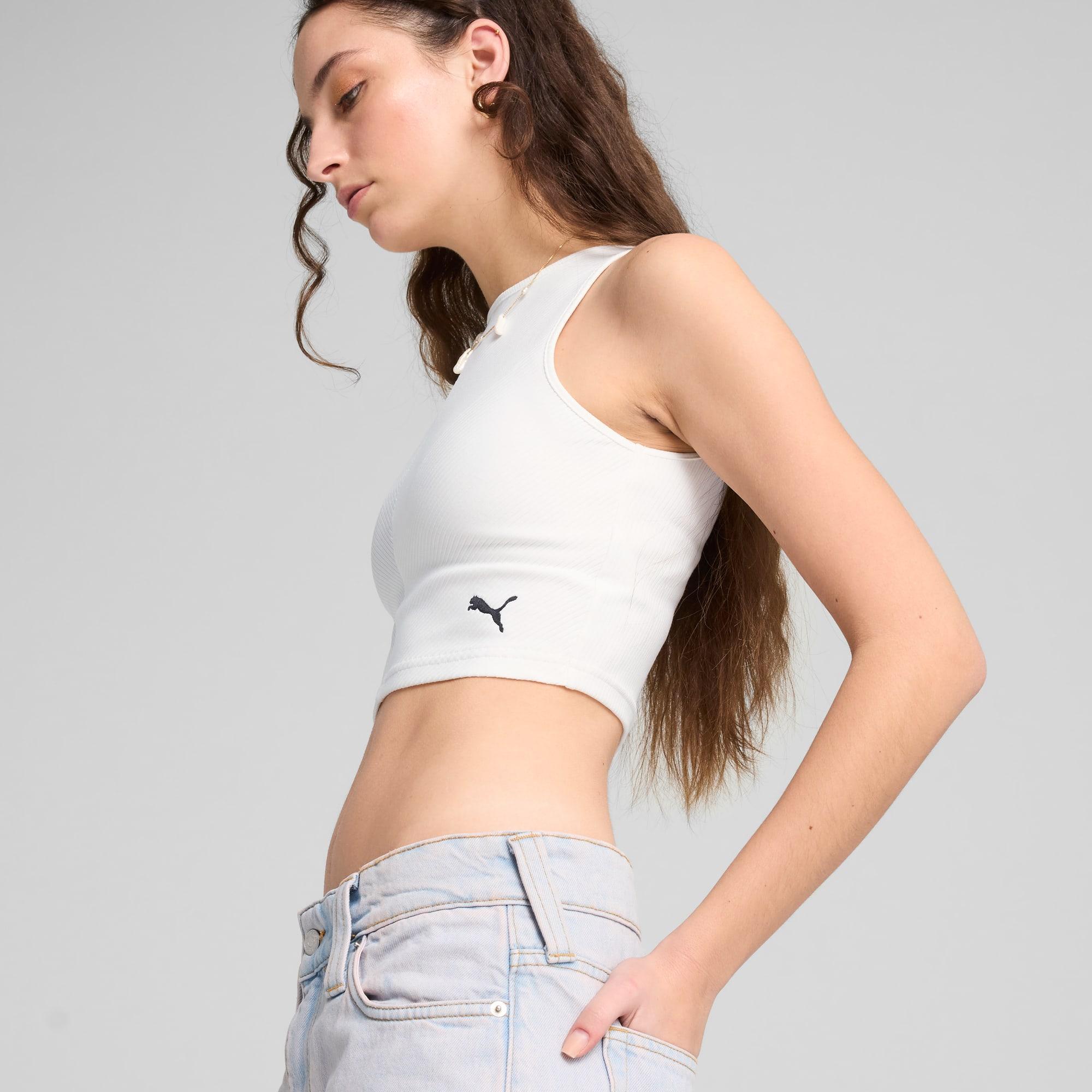 Wardrobe Essentials Women's Ribbed Crop Top Product Image