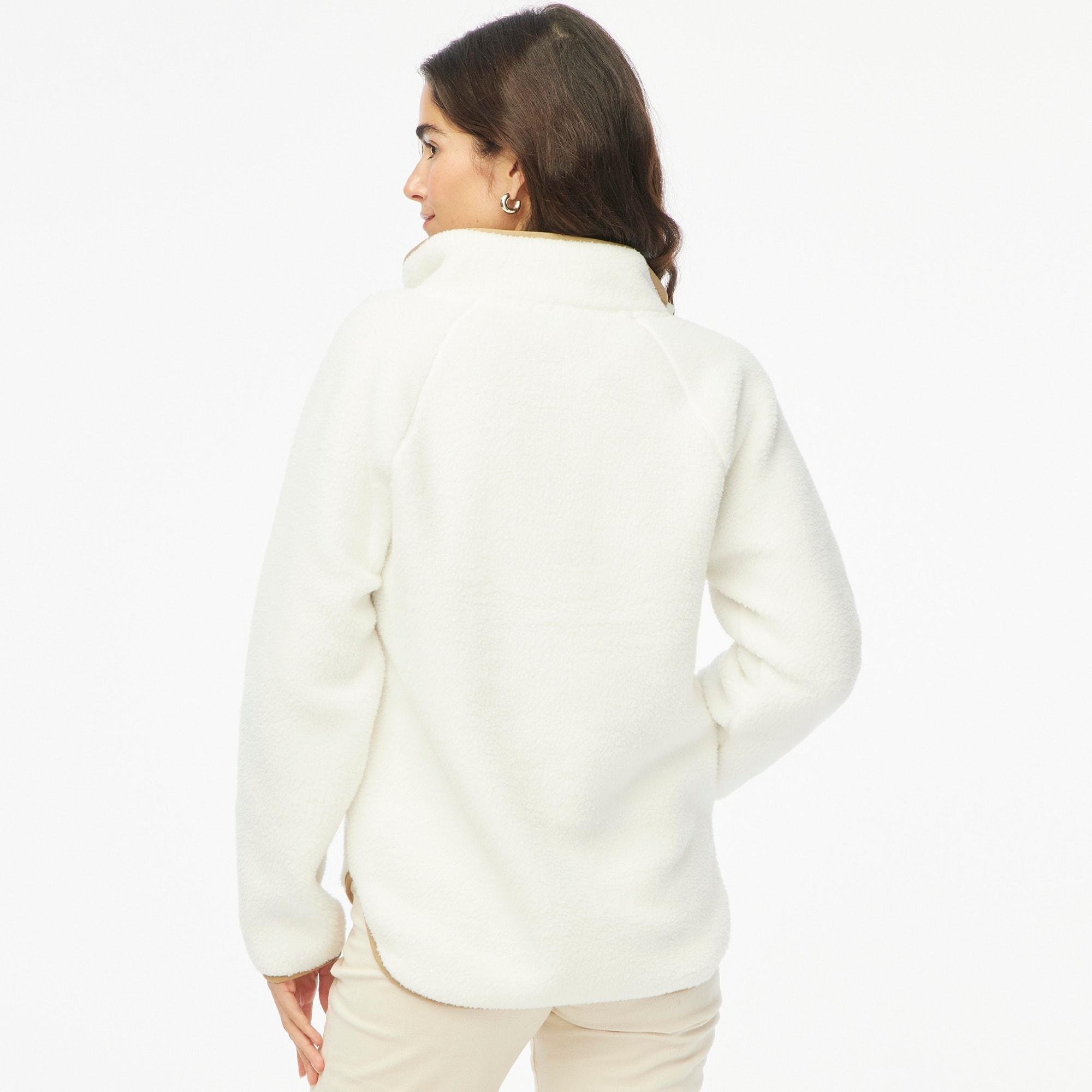 Sherpa half-zip tunic pullover Product Image