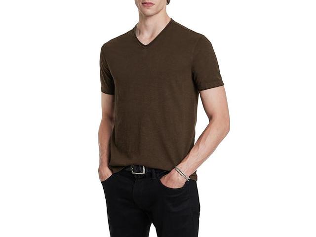 John Varvatos Miles V-Neck Tee K3595W24 (Dark ) Men's T Shirt Product Image