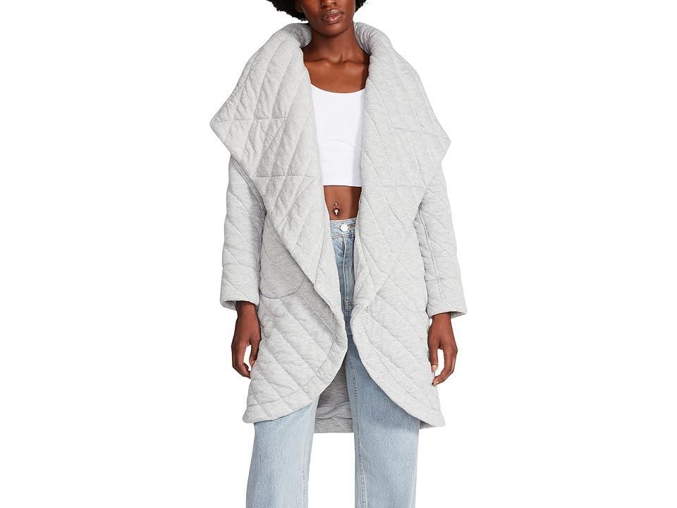 Steve Madden Jones Coat (Heather Grey) Women's Clothing Product Image