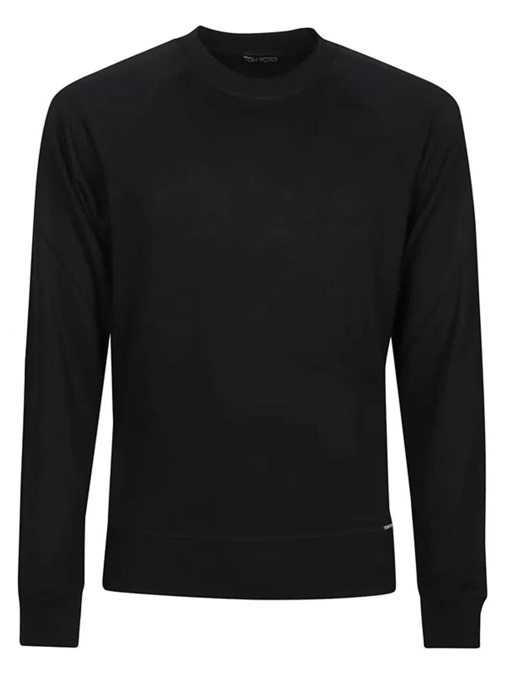 Long Sleeve Sweater In Black Product Image