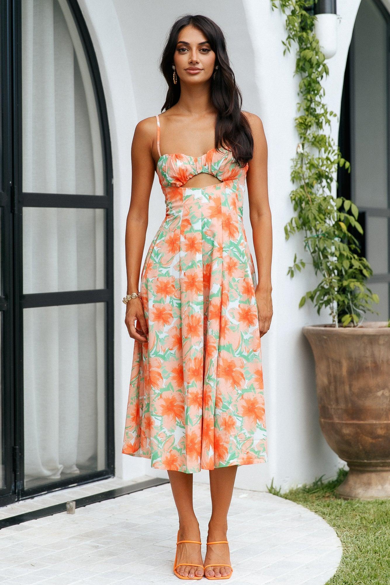 Sunny Skies Midi Dress Floral product image