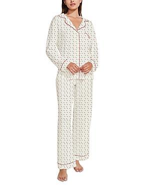 Eberjey Gisele Print Jersey Knit Pajamas Product Image