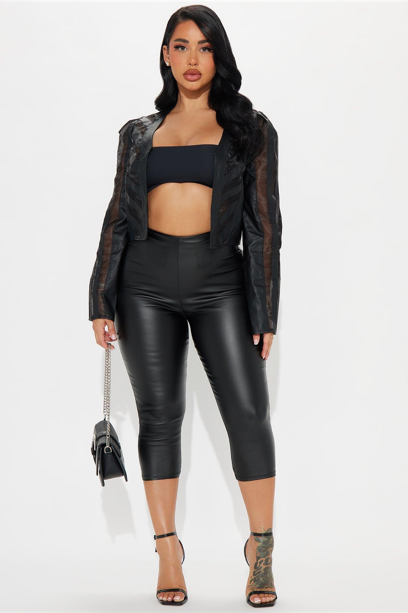 See Right Through You Mesh Blazer - Black Product Image