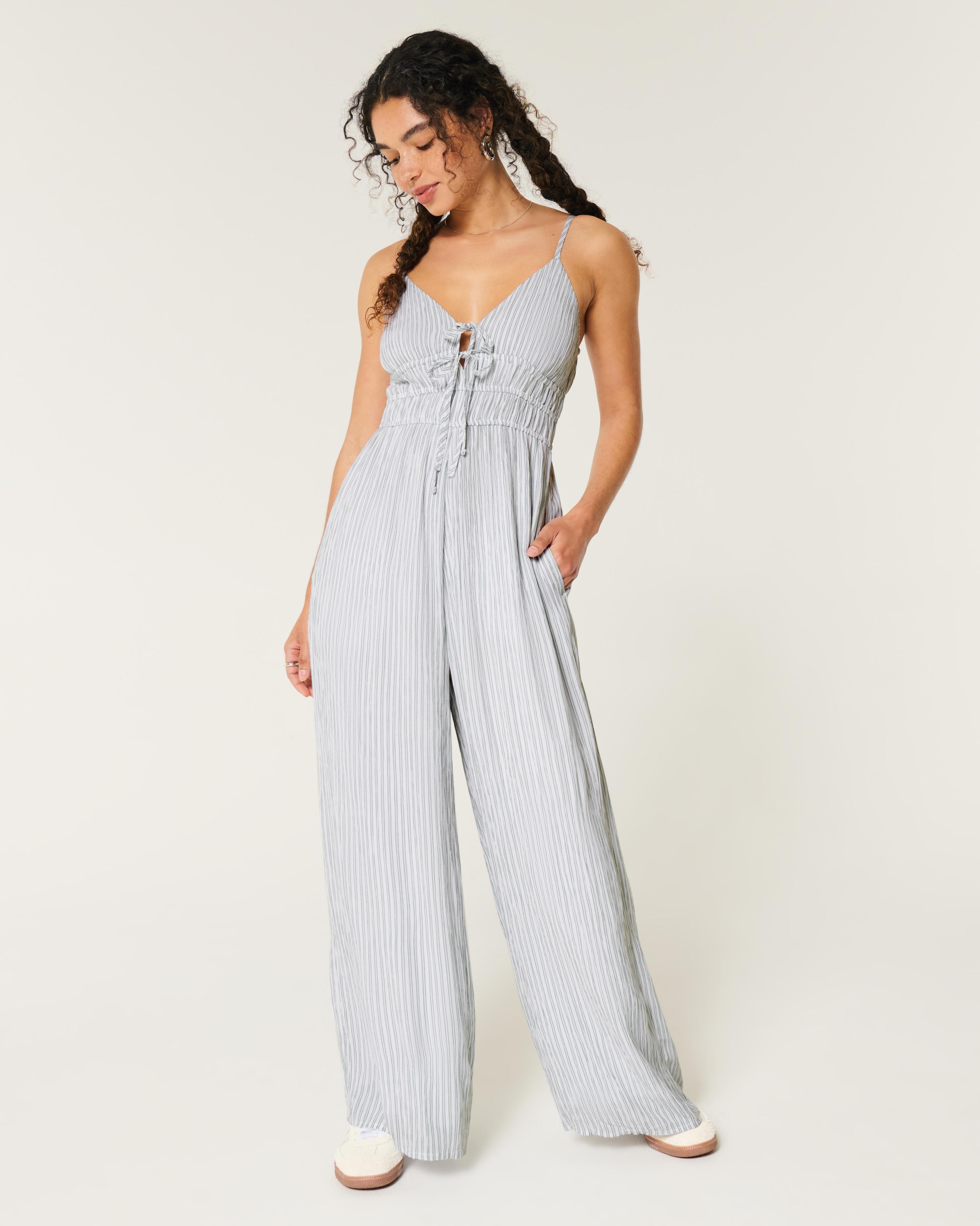 Tie-Front Jumpsuit Product Image