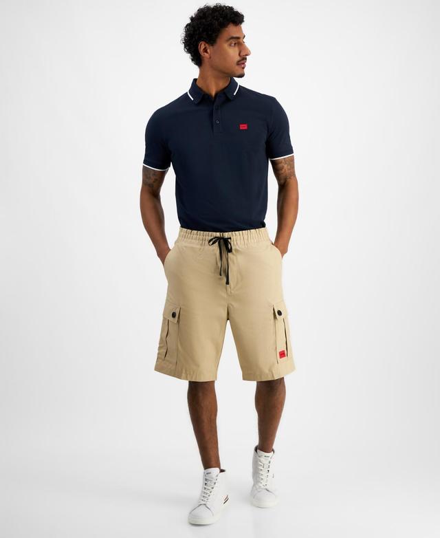 Hugo By  Men's Garlio Cargo Shorts In Med Beige Product Image