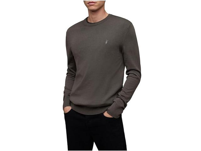 ALLSAINTS Mode Slim Fit Wool Sweater In Dark Green Product Image