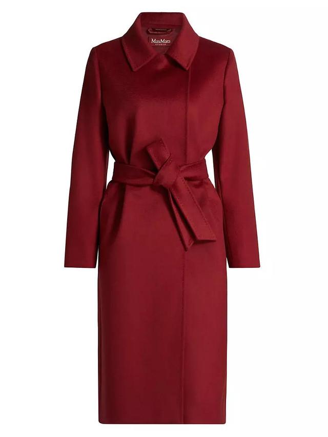 Womens Bcollag Virgin Wool Belted Coat Product Image