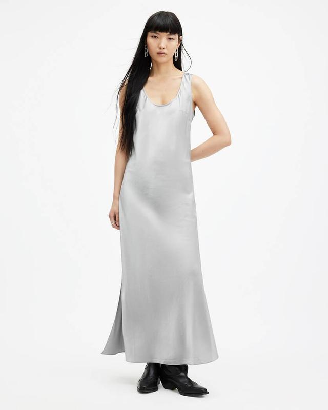 Lisa Scoop Neck Maxi Slip Dress Product Image