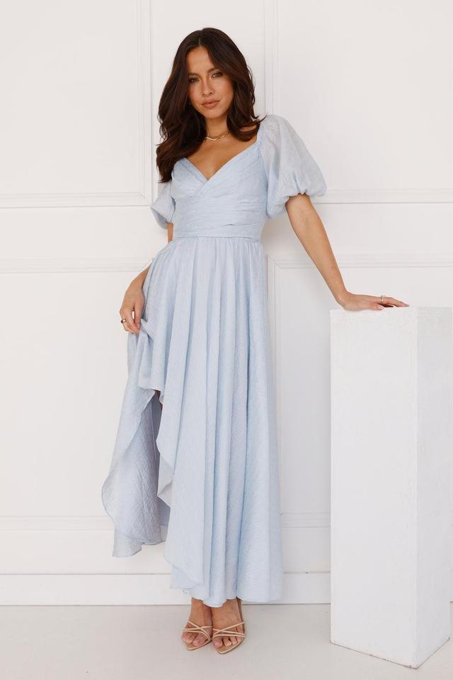 Gentle Breeze Midi Dress Blue Product Image