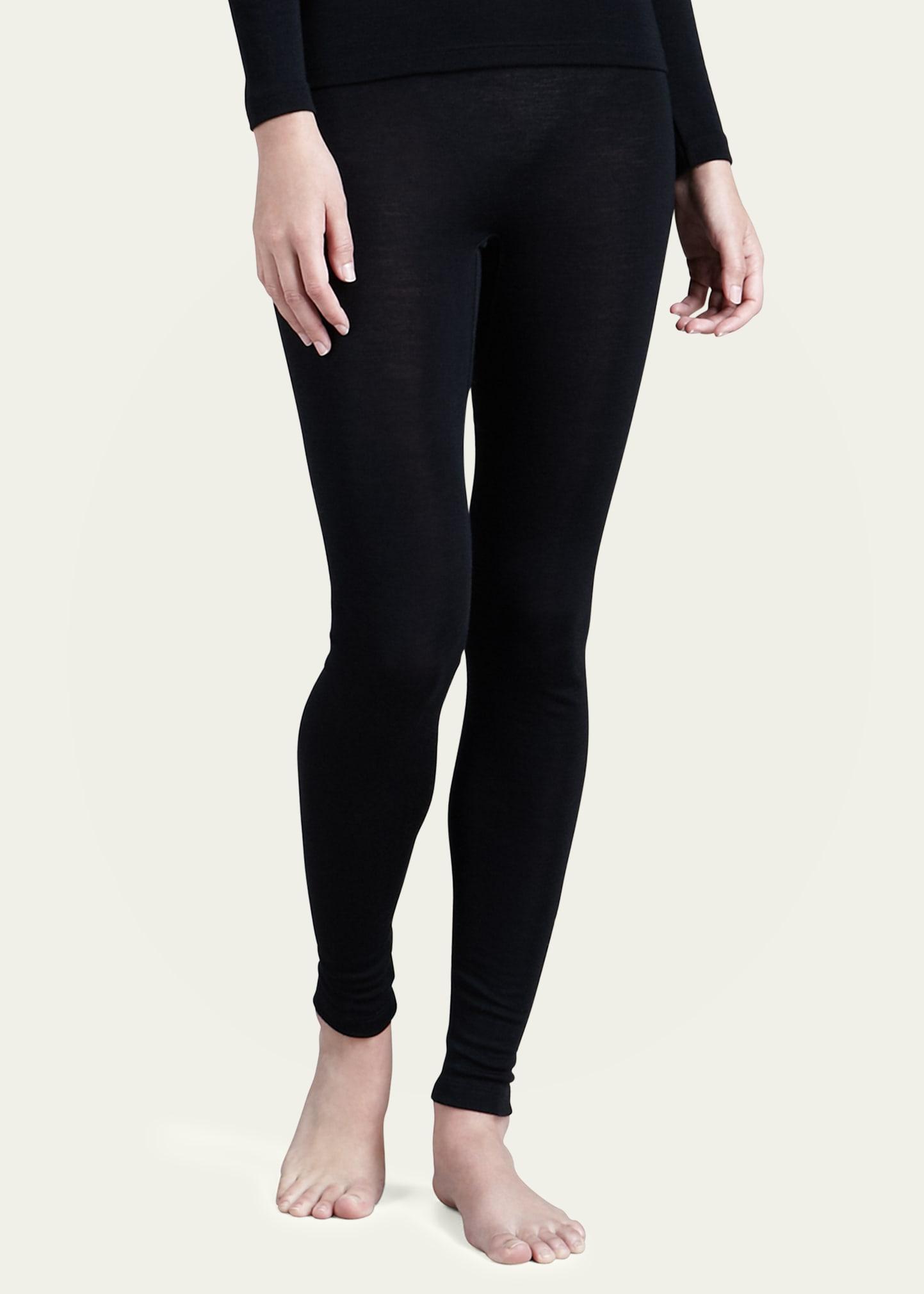 Womens Wool & Silk Leggings Product Image